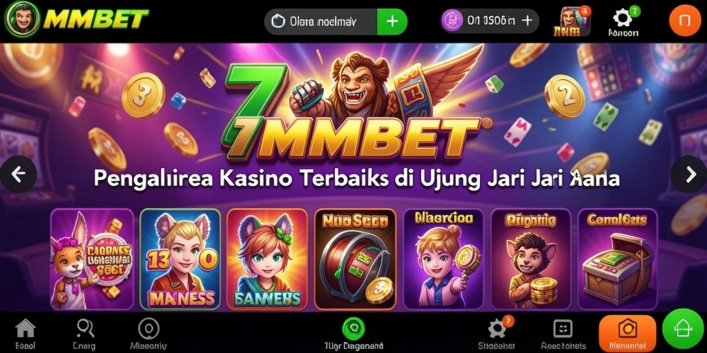 Tampilan gameplay menarik dari 7MMBET yang menggambarkan suasana Kasino.