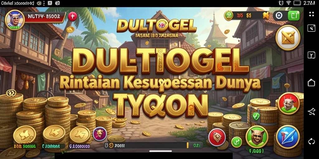 Tampilan utama gameplay DULTOGEL yang seru dan menantang.