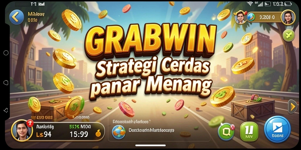 Menampilkan gameplay strategi yang mendebarkan di GRABWIN.