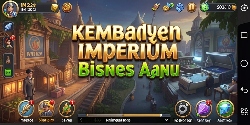 Tampilan menarik dari gameplay IN22 yang menyuguhkan pengalaman Tycoon.