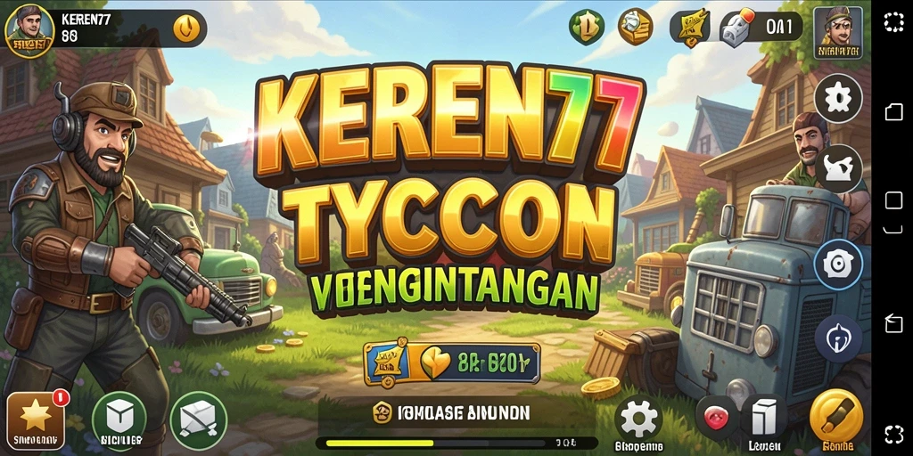 Tampilan menarik KEREN77 dengan pengalaman gameplay Tycoon yang mendebarkan.