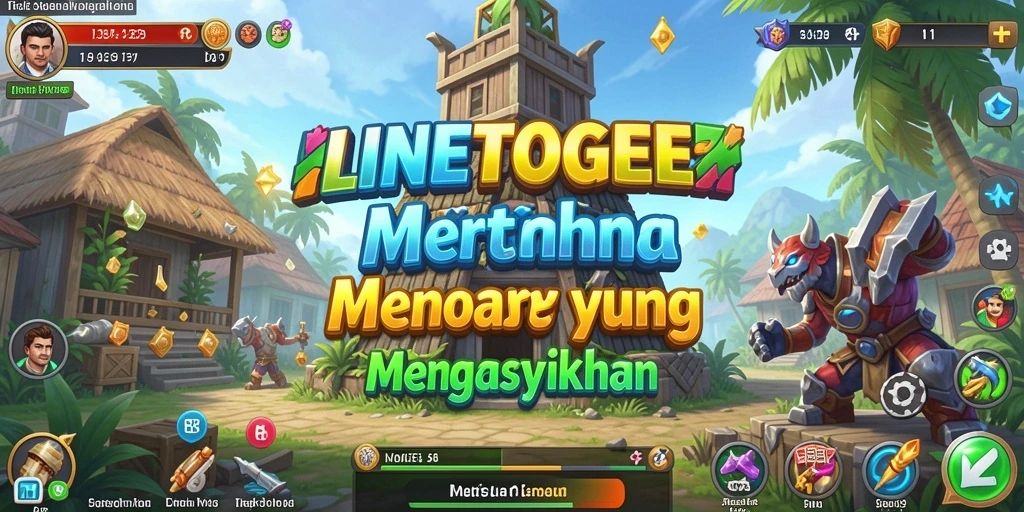 Tampilan gameplay seru dalam menerapkan strategi Tower Defense.
