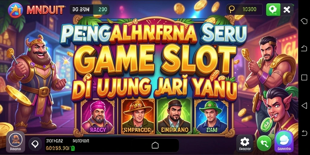 Tangkapan layar gameplay MNDUIT yang menampilkan putaran Slot yang menarik.