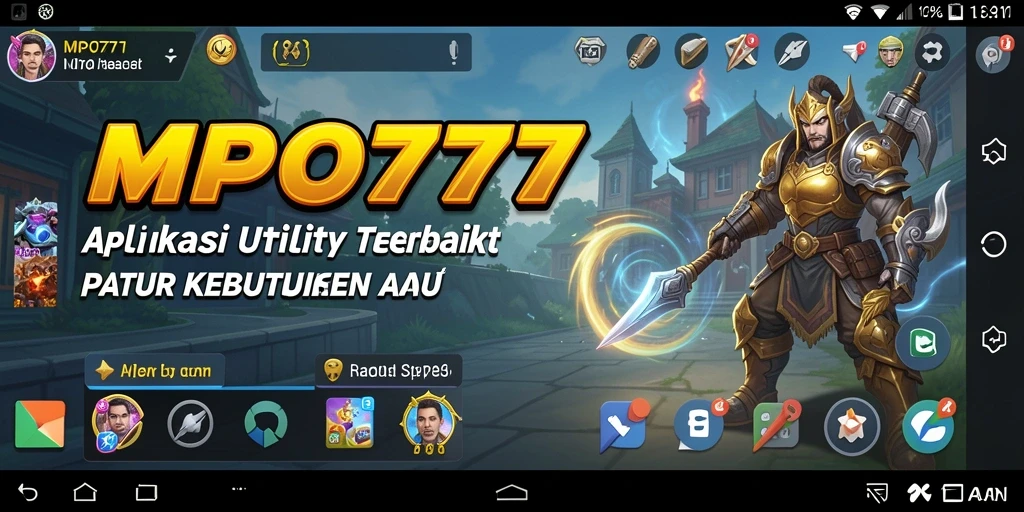 Tampilan interaktif aplikasi MPO777 yang memudahkan pengguna.