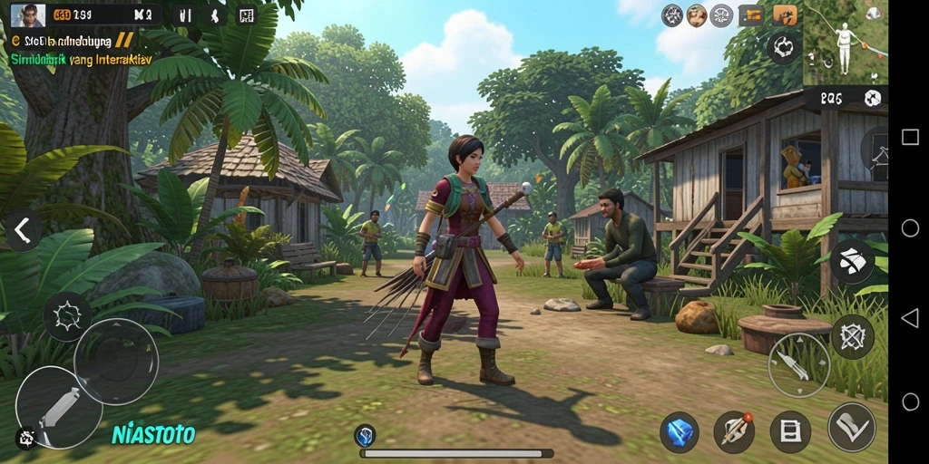 Tampilan gameplay NIASTOTO yang menarik dan mendetail.