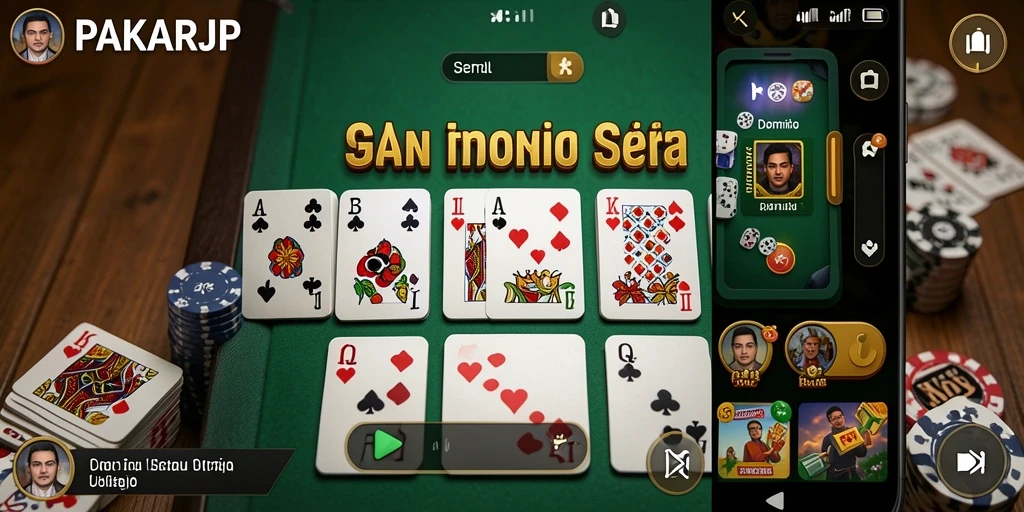 Tampilan gameplay PAKARJP yang seru dan mengasyikkan dalam permainan Domino.