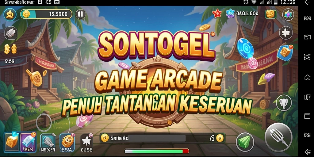 Tampak gameplay seru dengan berbagai tantangan di SONTOGEL.