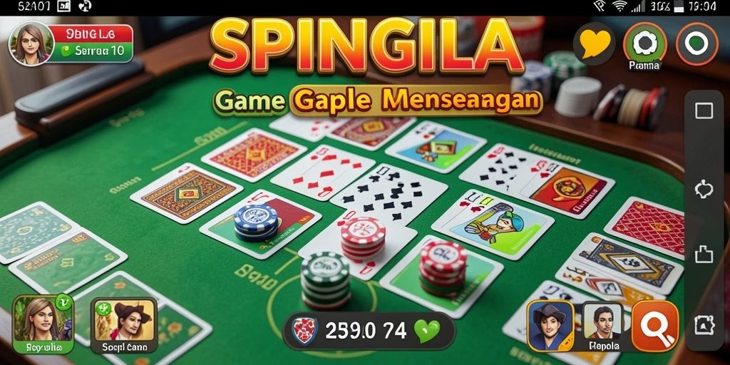 Tampilan gameplay SPINGILA yang seru dan mengasyikkan.