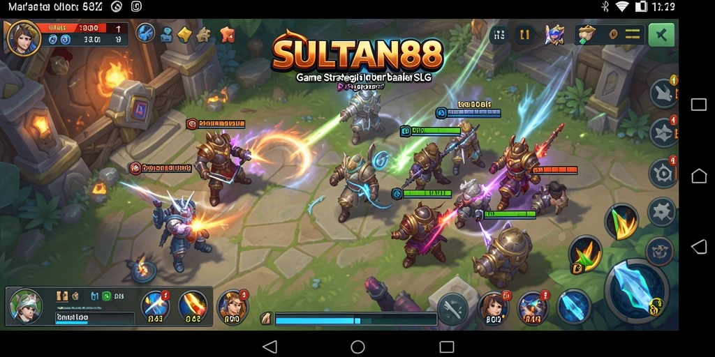 Tampilan menarik dari gameplay SULTAN88 dengan pertempuran strategis.