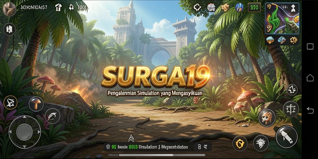 Tampilan gameplay SURGA19 yang menakjubkan dan interaktif.