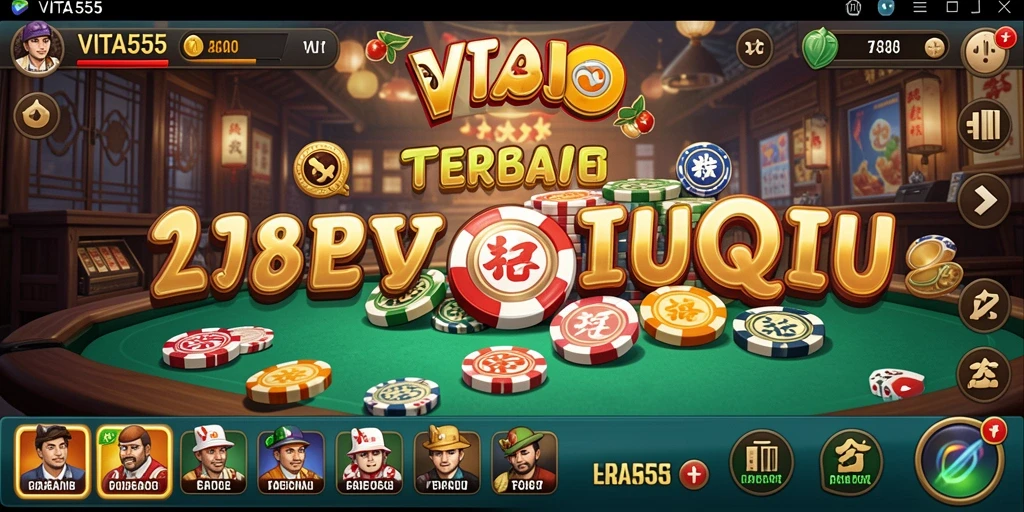 Tampilan gameplay seru dari game QiuQiu VITA555.